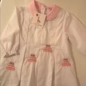 Aliza James birthday dress 12 months new with tag
